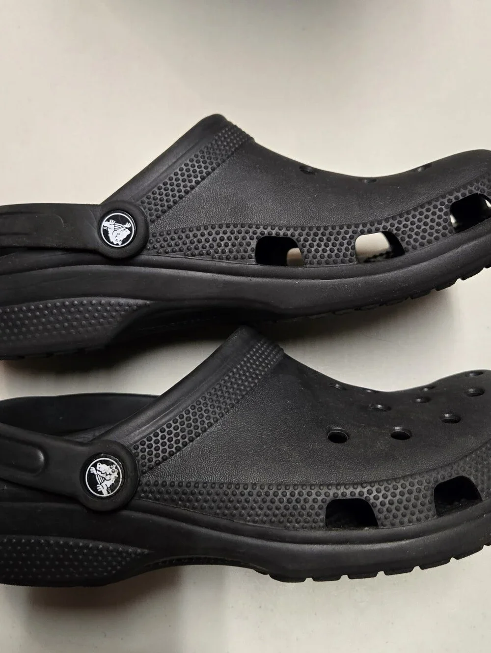 Black Comfort Clogs - Lightweight Slip-On Shoes